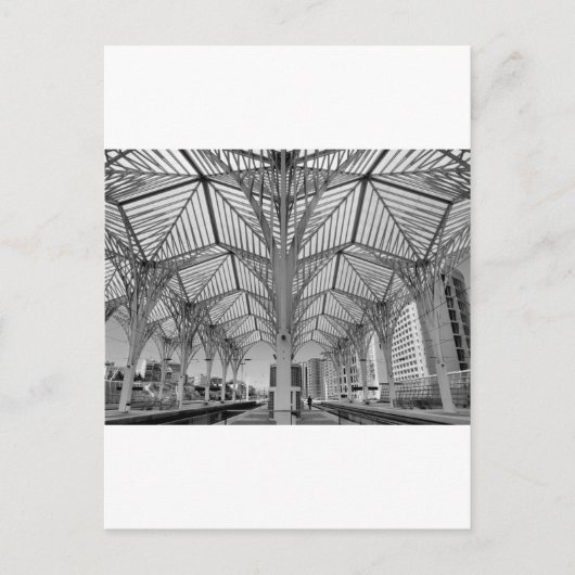 Carte Postale Gare d'Orient à Lisbonne (Devant)