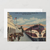 Carte Postale Gare d'Orlando (Devant / Derrière)