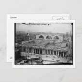 Carte Postale Gare ferroviaire de Pennsylvanie NY Vintage (Devant / Derrière)