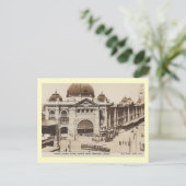 Carte Postale Gare ferroviaire, Melbourne, Australie Ancien (Debout devant)