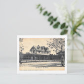 Carte Postale Gare, Red Bank, New Jersey Vintage (Debout devant)