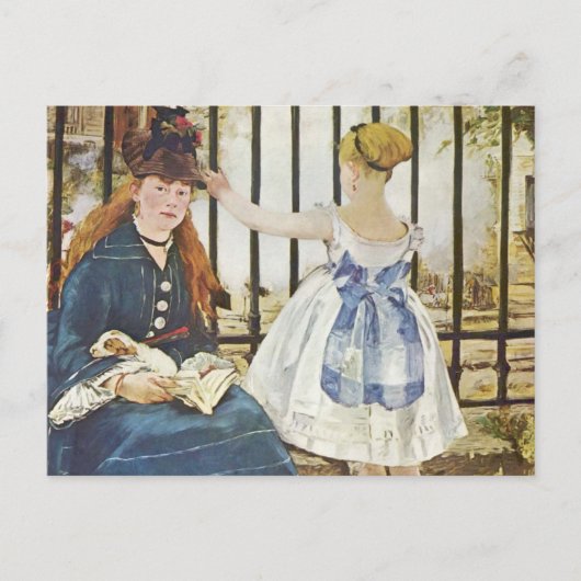 Carte Postale Gare Saint-Lazare - Edouard Monet (Devant)