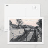 Carte Postale Gare, Sommet, NJ Vintage (Devant / Derrière)