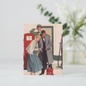 Carte Postale Gare vintage (Debout devant)