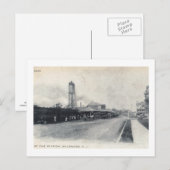 Carte Postale Gare, Wildwood, New Jersey Vintage (Devant / Derrière)