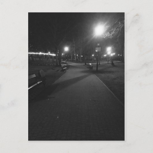 Carte Postale Garez la nuit (Devant)