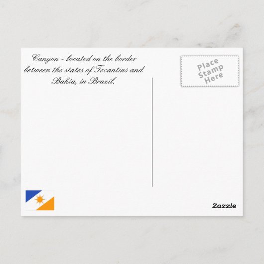 Carte Postale Garganta (Dos)