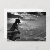 Carte Postale Gargouille 1920 de Paris (Devant / Derrière)