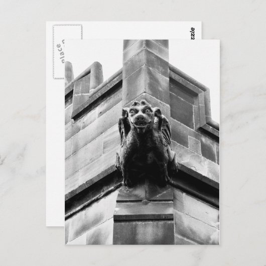 Carte Postale Gargoyle (Devant / Derrière)
