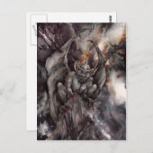 Carte Postale Gargoyle (Devant / Derrière)