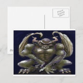 Carte Postale Gargoyle (Devant / Derrière)