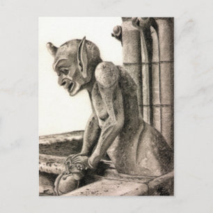 Carte Postale Gargoyle 2