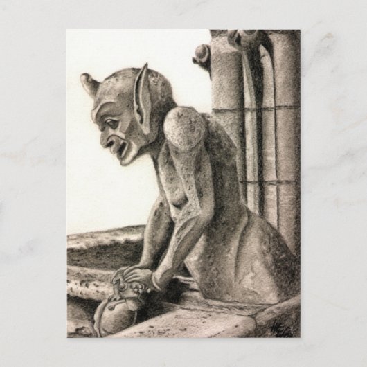 Carte Postale Gargoyle 2 (Devant)