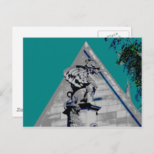 Carte Postale Gargoyle à Cobb Gate (Devant / Derrière)