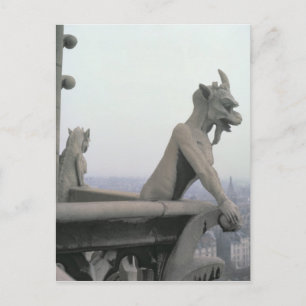 Carte Postale Gargoyle de la balustrade de la Grande