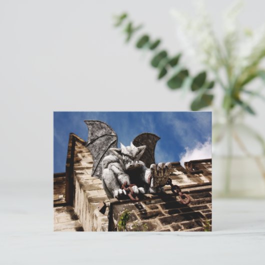 Carte Postale Gargoyle - ESP (Debout devant)
