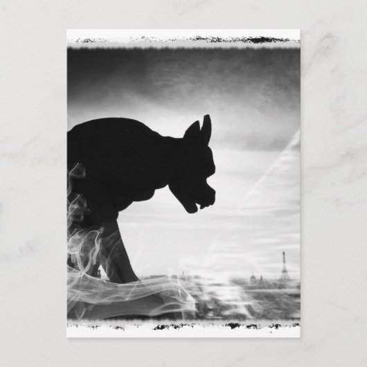 CARTE POSTALE GARGOYLE NOTRE DAME PARIS FRANCE (Devant)
