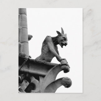Carte Postale Gargoyle sur Paris