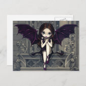 Carte postale "Gargoyles de Notre Dame" (Devant / Derrière)