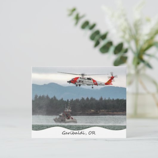 Carte postale Garibaldi OU Garde côtière (Debout devant)