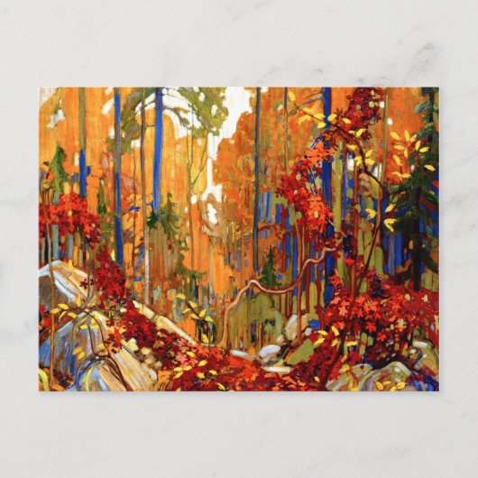 Carte Postale Garland d'automne, art de Tom Thomson, (Devant)