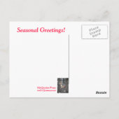 Carte Postale Garland de maïs et de canneberges (Dos)