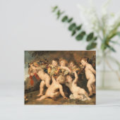 Carte Postale Garland of Fruits - Rubens (Debout devant)