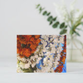 Carte Postale Garrière de fleurs indiennes (Debout devant)