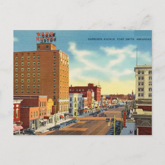 Carte Postale Garrison Avenue, Fort Smith, Arkansas (Devant)