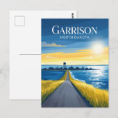 Carte Postale Garrison USA (Devant / Derrière)