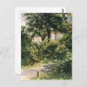 Carte Postale Gartenweg à Rueil Edouard Manet (Devant / Derrière)