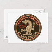 Carte Postale Gashouse Gorillas - Logo Feat. Pichet (Devant / Derrière)