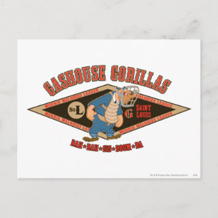 Carte Postale Gashouse Gorillas Rah Rah Sis Boom Ba