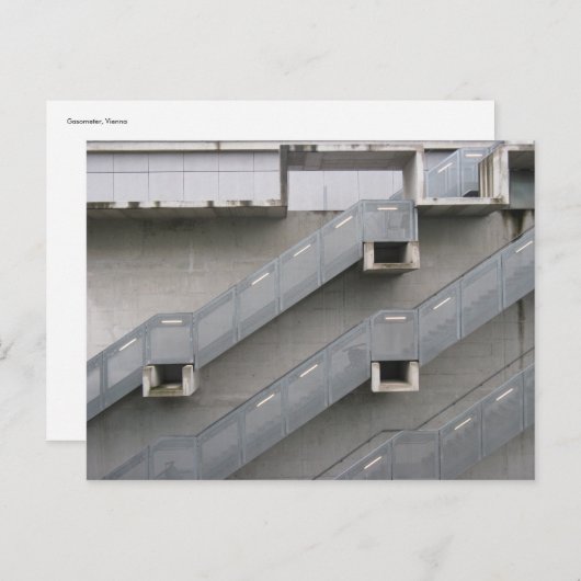 Carte postale Gasometer Parkgarage (Devant / Derrière)