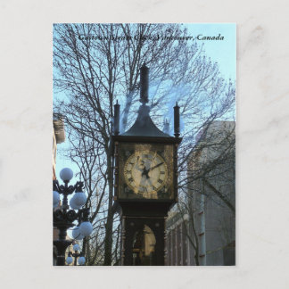 Carte Postale Gastown Steam Clock, Vancouver, Canada