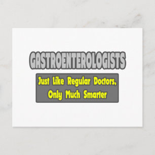Carte Postale Gastroentérologistes... plus intelligents