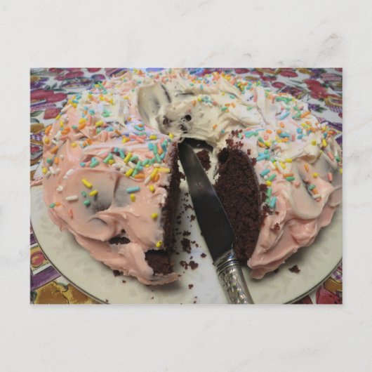 Carte Postale Gâteau (Devant)