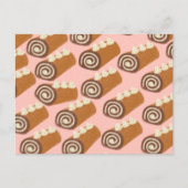 Carte Postale Gâteau à rouleaux de chocolat (Devant)