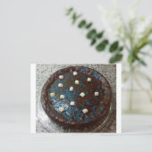 Carte Postale Gâteau au chocolat (Debout devant)