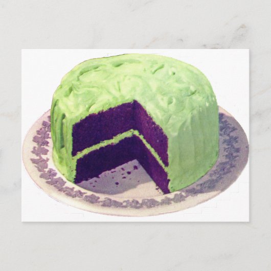 Carte Postale Gâteau au chocolat 1951 (Devant)