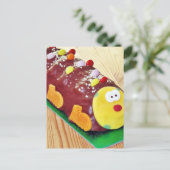 Carte Postale Gâteau Au Chocolat Pour Enfants En Forme De Chater (Debout devant)