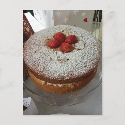Carte Postale Gâteau aux éponges Victoria (Devant)