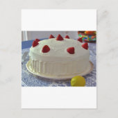 Carte Postale Gâteau aux fraises (Devant)