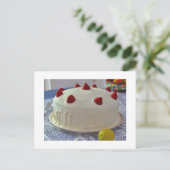Carte Postale Gâteau aux fraises (Debout devant)