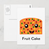 Carte Postale Gâteau aux fruits ! (Devant / Derrière)