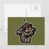 Carte Postale gâteau camouflé (Devant / Derrière)