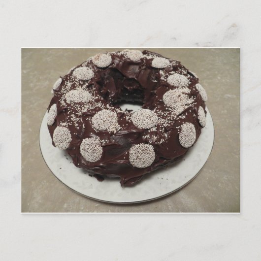 Carte Postale Gâteau cuit (Devant)