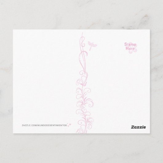 Carte postale - Gâteau d'anniversaire (Dos)