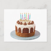 Carte Postale gâteau d'anniversaire (Devant)