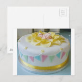 Carte Postale _gâteau d'anniversaire 2 (Devant / Derrière)